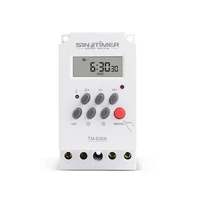 sinotimer tm630a heavy load 30a 230vac 7 days weekly digital electronic lighting timer with mini size and direct output power