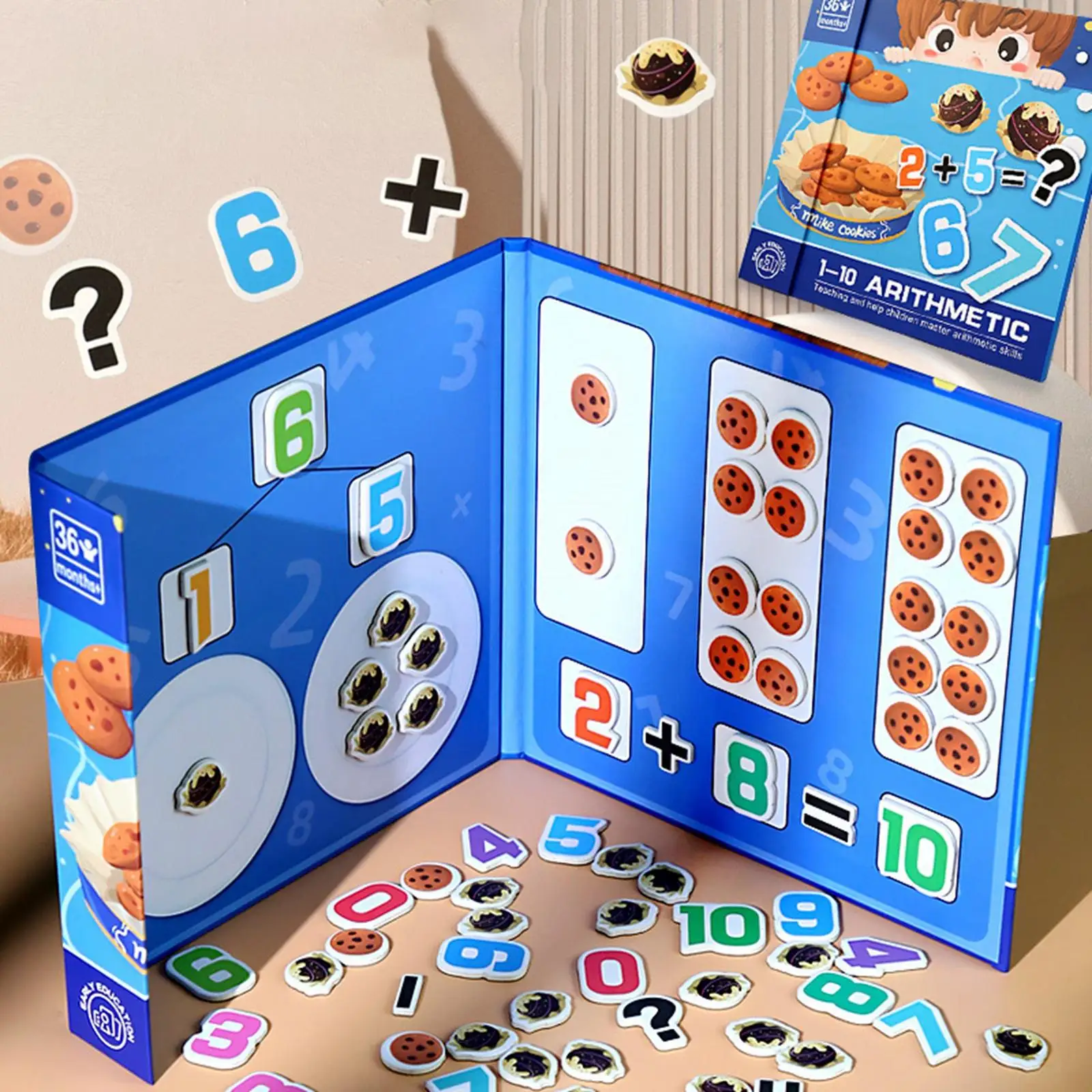 

0-10 Addition and Subtraction Math Toys Accessory Teaching