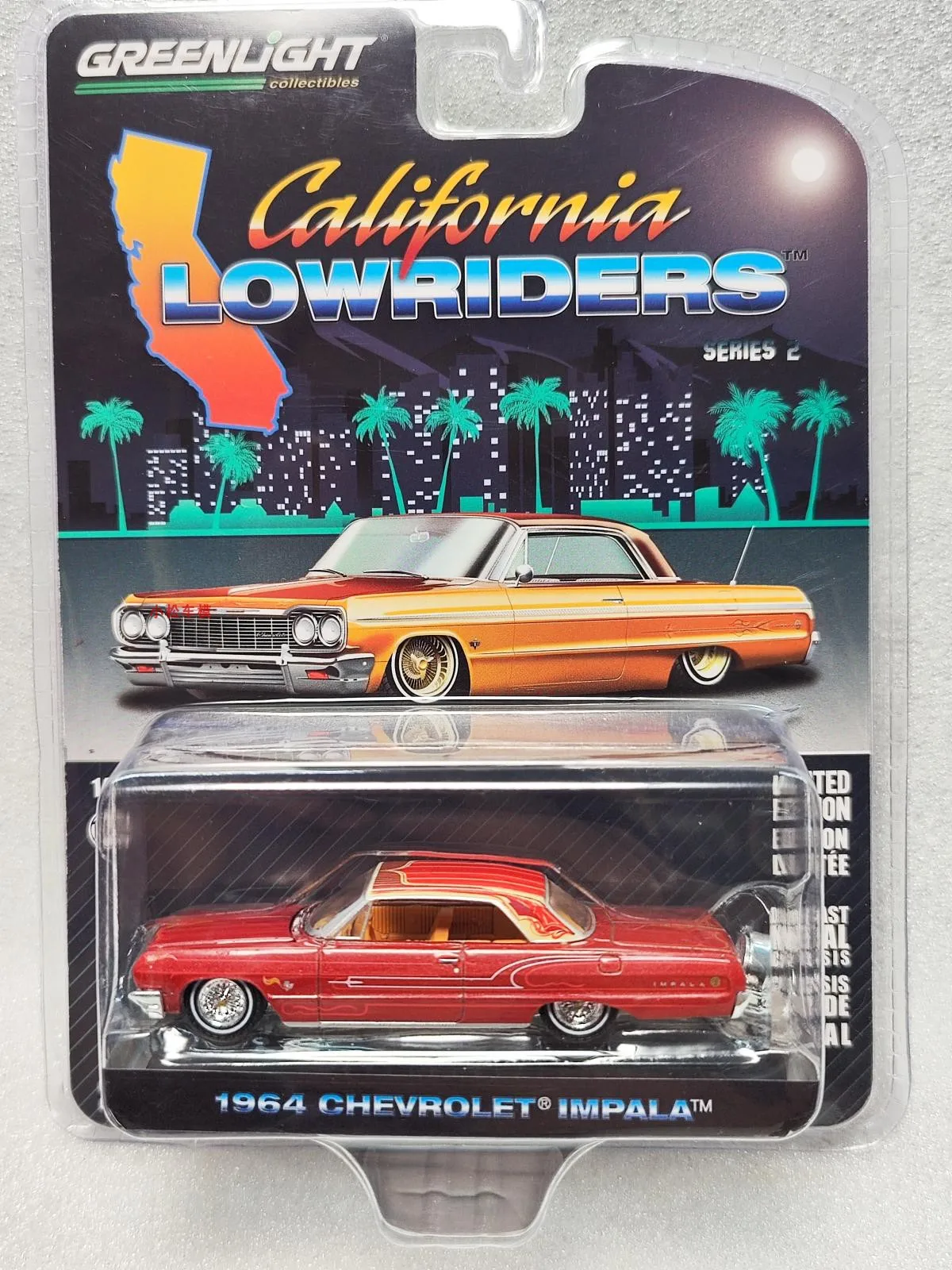 Model Toys Lowriders 1964 Chevrolet Impala Greenlight Die-cast Metal Vehicle Toy For Gift Kids Boys