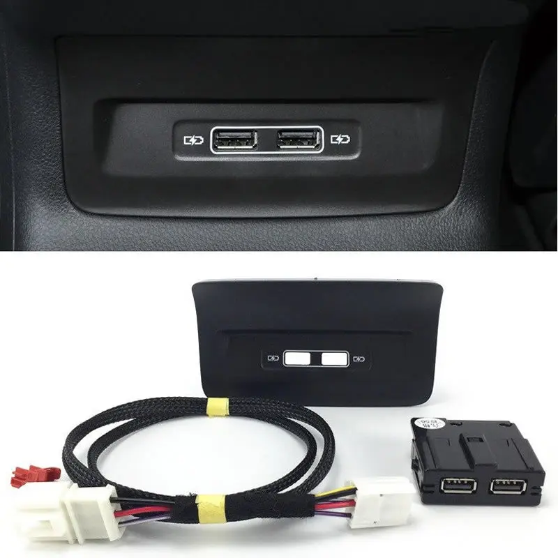 OEM USB разъем для заднего сиденья Armerst USB адаптер для Skoda Kodiaq Karoq 5QD 035 726 L