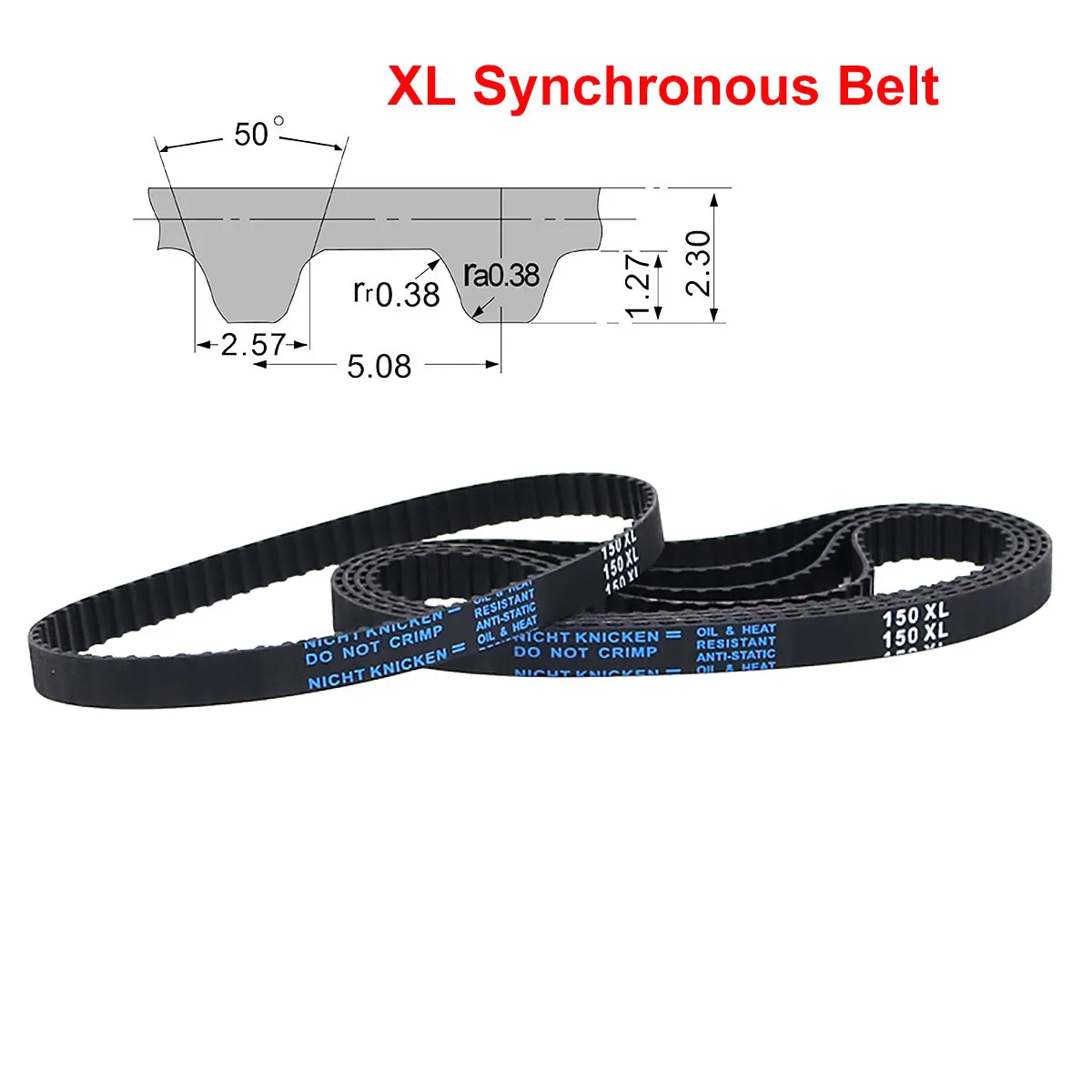 

1Pcs Width 10mm 12.7mm XL Timing Belt 252 254 256 258 260 262 264 266 268 270 274XL - 400XL Rubber Synchronous Belt Drive Belt