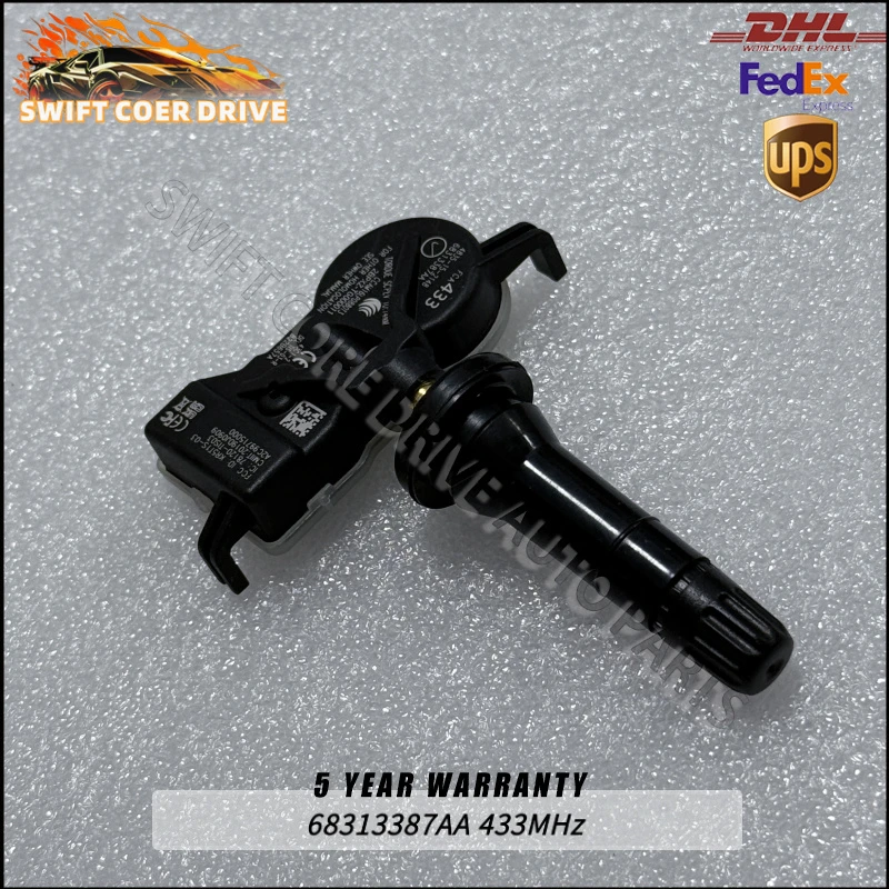 68313387AA 433 МГц датчики TPMS для Chrysler Pacifica 2013-2022 Jeep Compass Renegade 68313387AB 68252493AB 68105280AF 53305555 (art.: 3920d307407f4) - 3920d307407f4