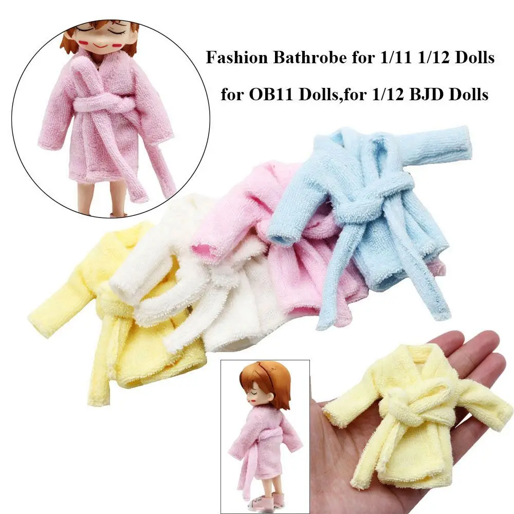 

Набор кукольного домика, детская игрушка для 1/12ob11 куклы, повседневная одежда для купания, кукла, домашняя одежда, кукольный наряд, халат, акс...