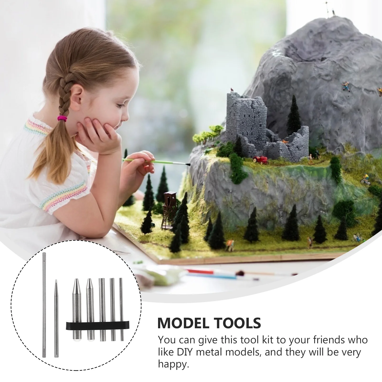 7 шт. инструменты для металлических моделей многофункциональный изгиб 3D