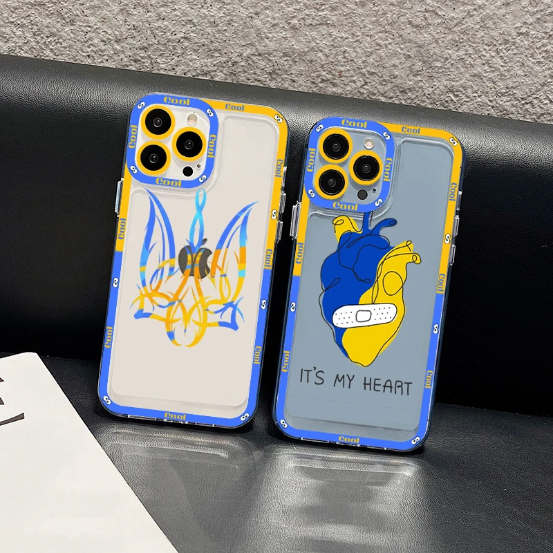 

Ukraine Flag Phone Case for iPhone 11 12 13 Mini Pro Max 14 Pro Max Case shell