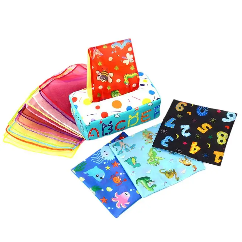 

Tissue Box Toy STEM Educational Baby Toy Toddler Tissue Box Toy Baby Sensory Toys Montessori Baby Toys For Newborns Infants Gift