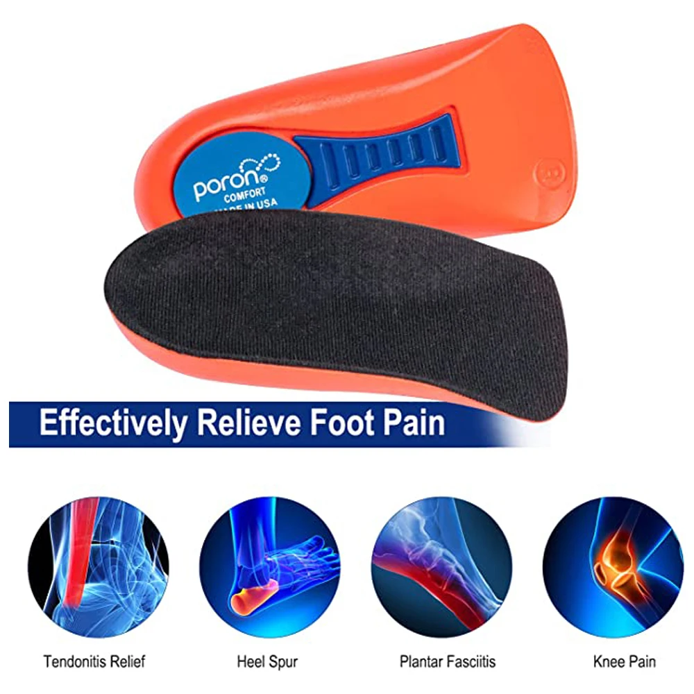 Sport Orthopedic Insoles for Plantar Fasciitis Orthotics Flat Feet Arch Support Insoles Heel Spur Treatment Pain Relief Shoe Pad