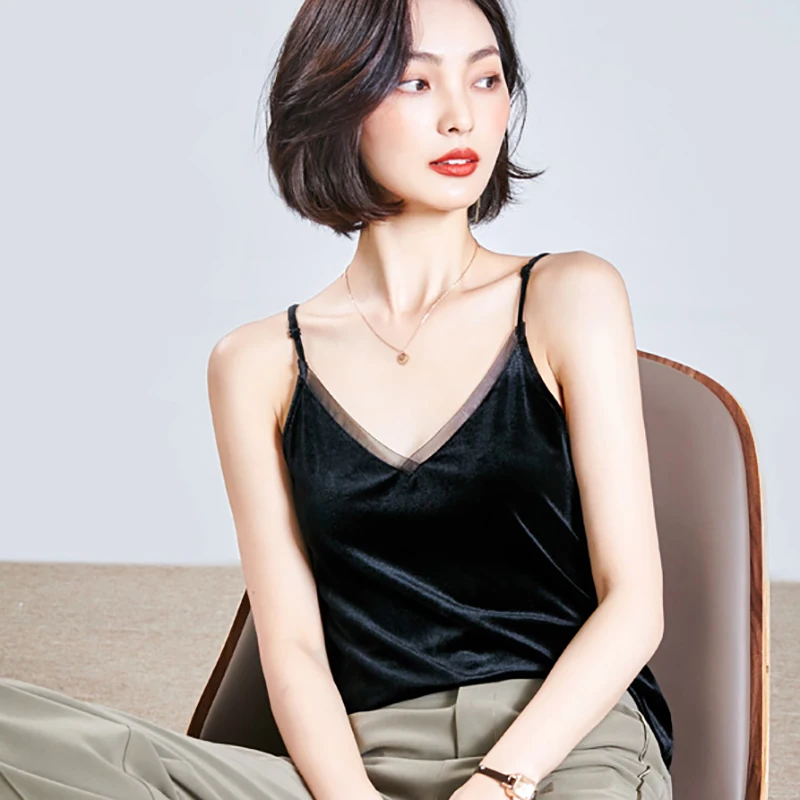 Топ женский бархатный с открытой спиной рюшами на лето | Женская одежда