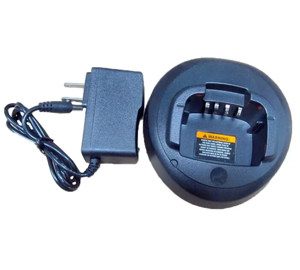 Battery Desktop Tray Charger for Motorola Walkie Talkie CP185 EP350 CP476 CP477 CP1300 CP1600 CP1660 P140 P145 P160 P165