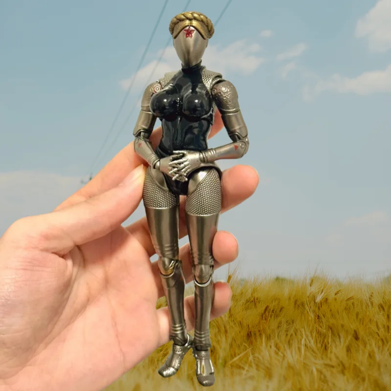 Фото В наличии Wikeetoys Atomic Heart - шарнирная механическая фигурка Twin Ballerina 1/12 №2