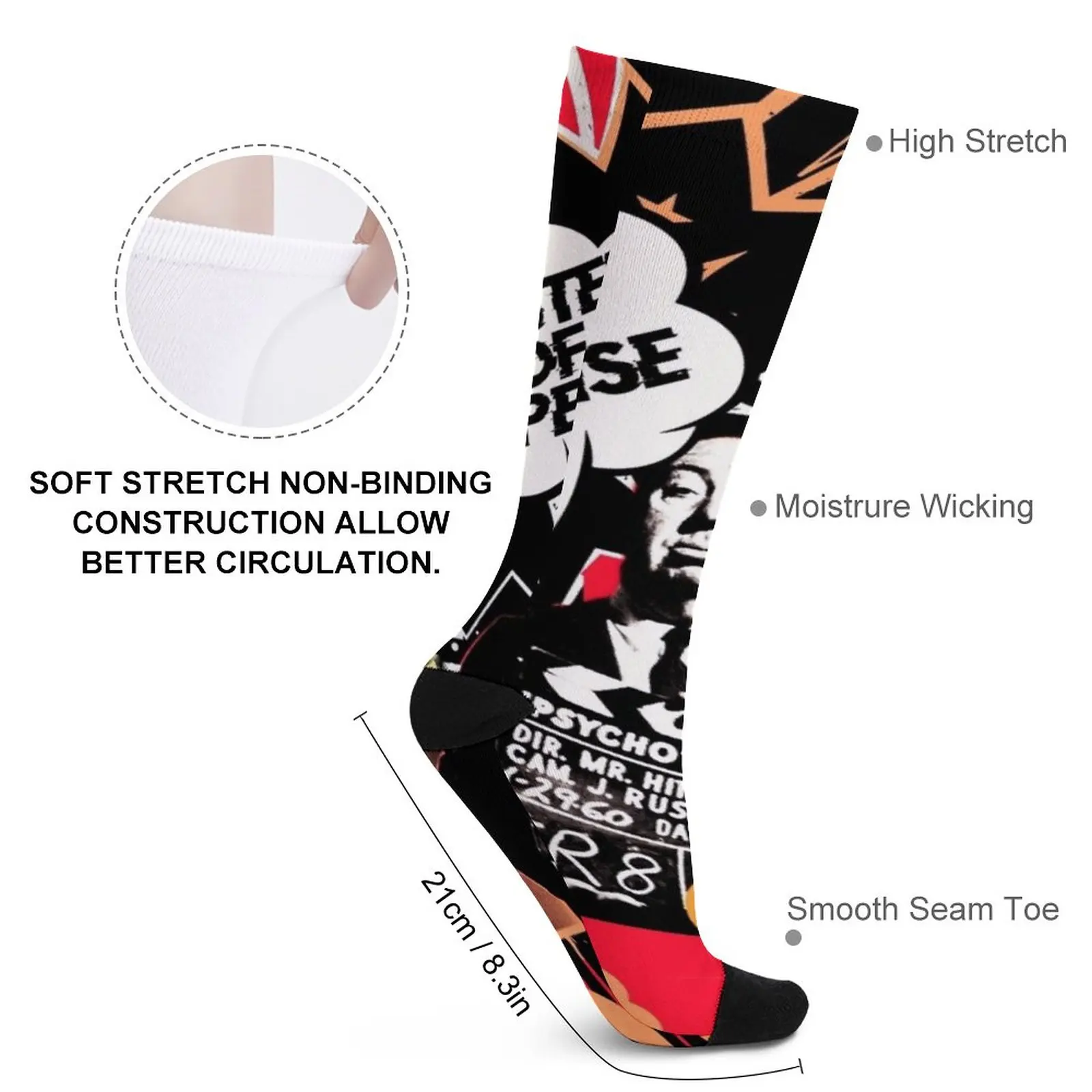 Альфред Хичкок из мультфильма официальные лицензированные носки для любителей