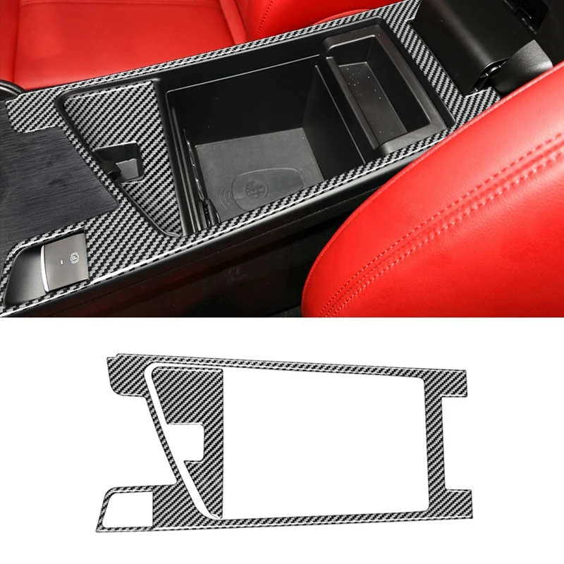 

Комплект отделки подлокотника из углеродного волокна, наклейка, аксессуары для интерьера для Alfa Romeo Giulia 2015-2023