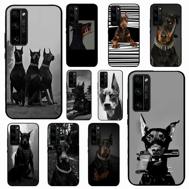 

Animal Dachshund Doberman dog Phone Case for Huawei Honor 10 i 8X C 5A 20 9 10 30 lite pro Voew 10 20 V30