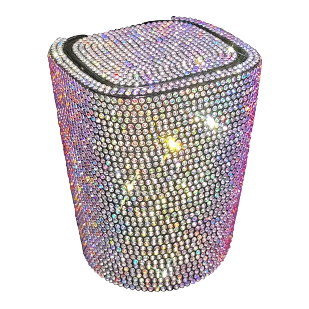 

Ashtray Car Ash Holder Smokeless Auto Cup Cylinder Women Bling Bucket Container Odor Remover Tray Truck Automobile Lid Led
