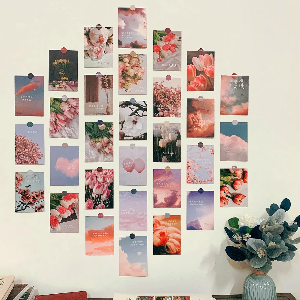 Ed Birthday Gift Wishing Greeting Cards Message Blessing Postal Card Lettercard