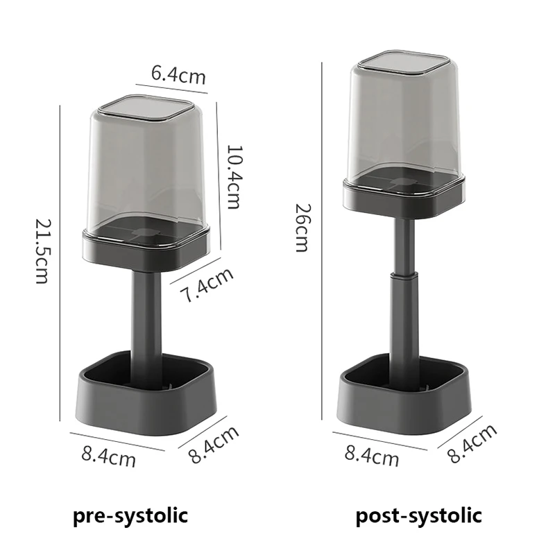 Набор Держателей Для Зубных Щеток С Органайзером Пар Компактный Дизайн Декор