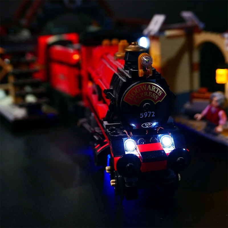 DIY радиоуправляемая лампочка набор для LEGO 75955 Хогвартс экспресс (только без