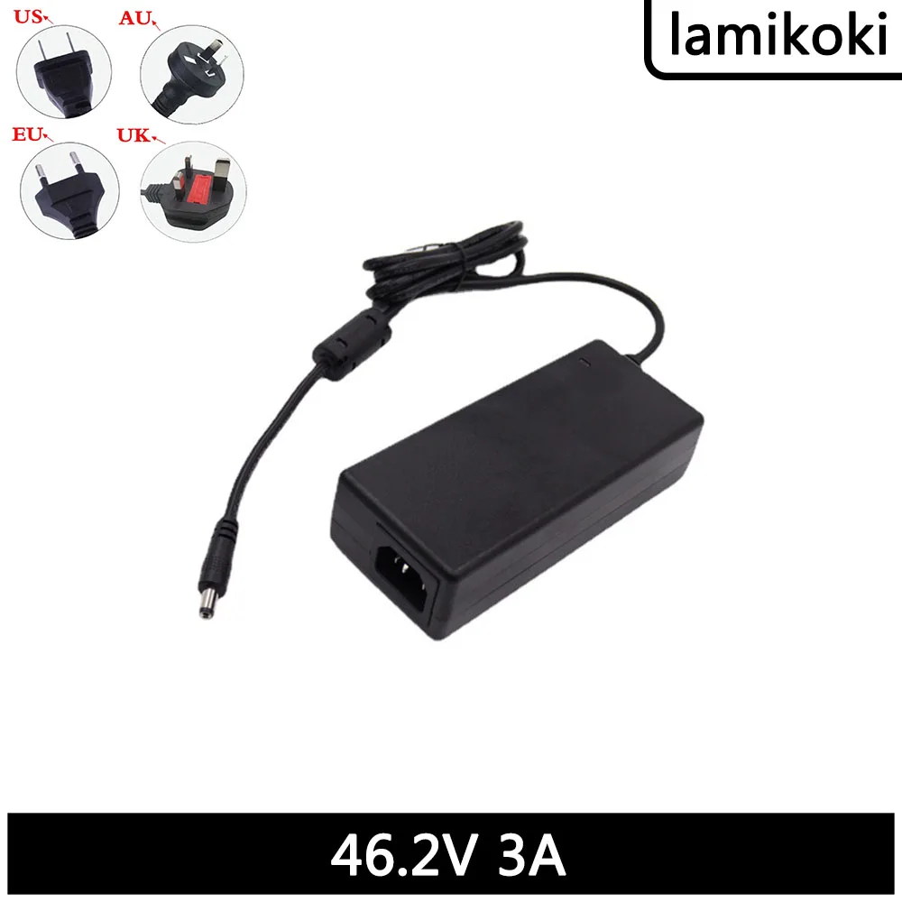 

46.2V 3A Li-ion Battery Charger For 11S 40.7V Lipo/LiMn2O4/LiCoO2 Battery Smart Charger Auto-Stop Smart Tools