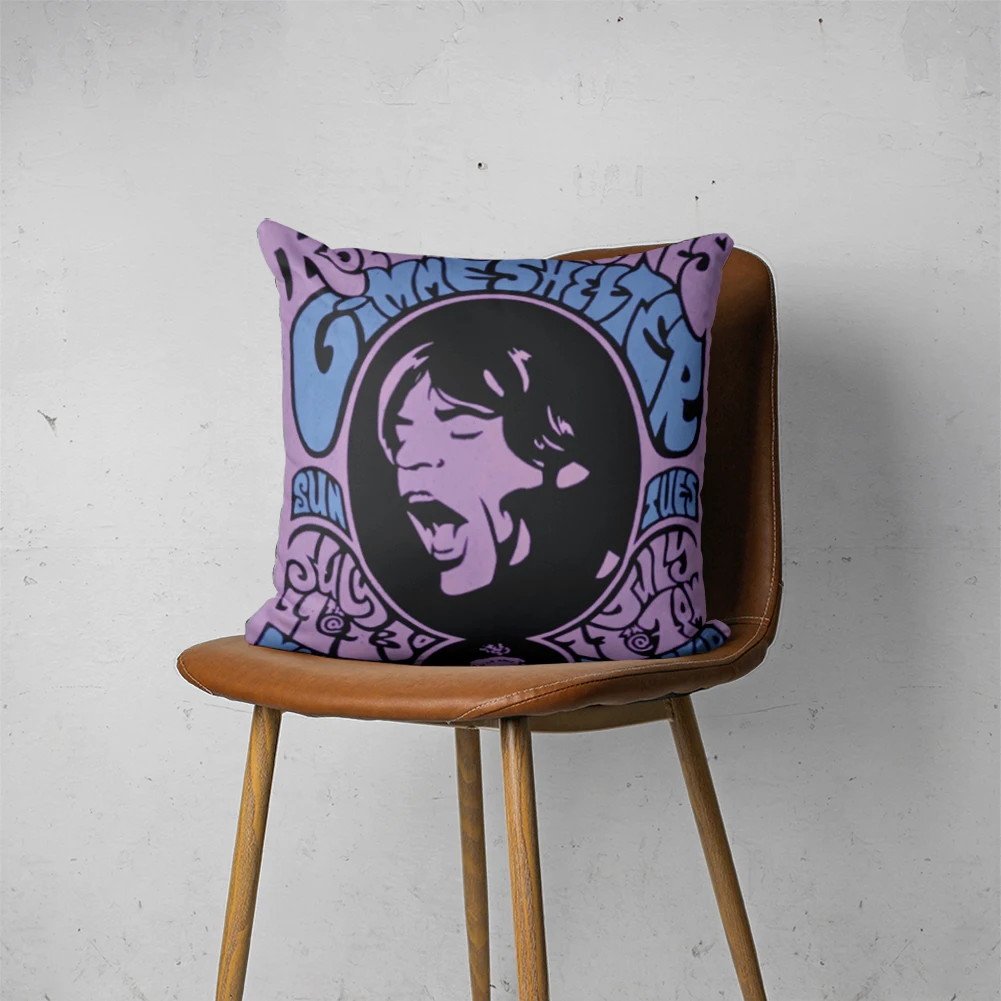 

PSYCHEDELIC PILLOW 029 Customizable Bedroom Bed Sofa Hotel Car Lumbar Pillow Fashion Decorative Cover