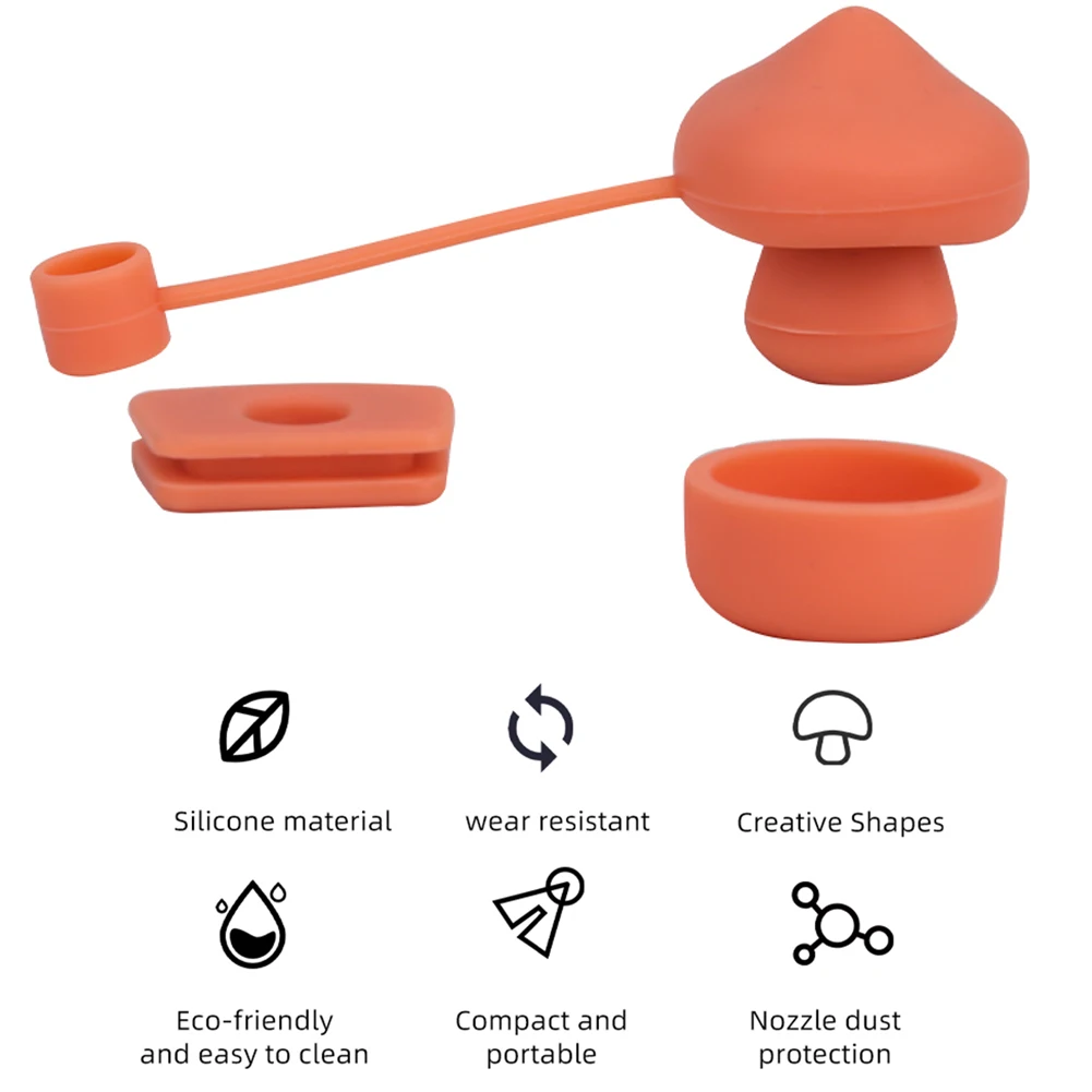 Набор силиконовых пробок для защиты от разлива многоразовая соломенная крышка