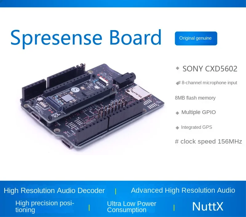 Плата разработки аудиоплеера для материнской платы Sony NuttX Cxd5602