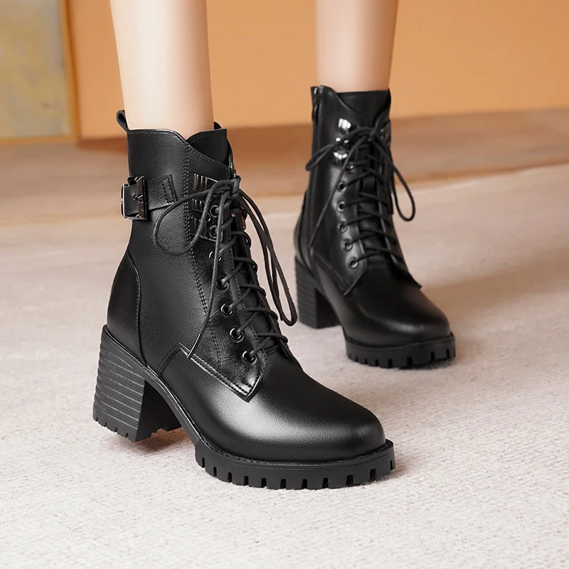 Рисунок 4 - Женские ботильоны AIYUQI из натуральной кожи