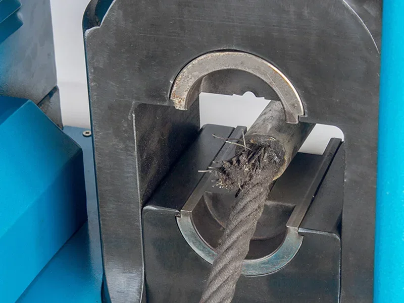 YTJ-135T специальная гидравлическая ОБЖИМНАЯ машина для толстых проволочных тросов