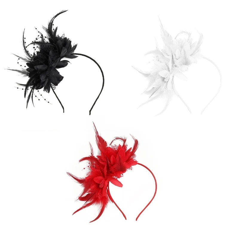 

Vintage Medieval Feather Shape Headband Hair Hoop Cosplay Performance Headpiece Festival Party Costume Props Unisex