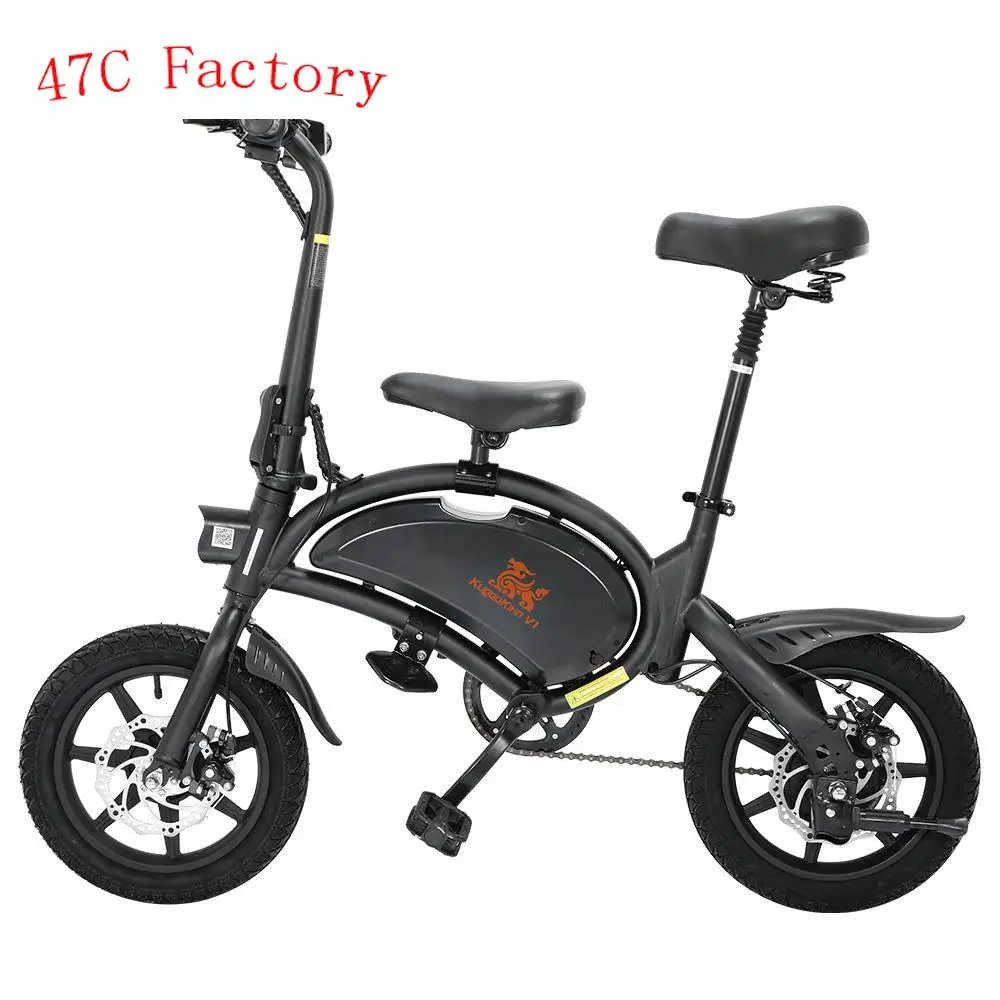 

EU Stock New Original Free Kids Seat Kugoo Kirin B2/V1 Folding Electric Bike Scooter 400W - 45km/h