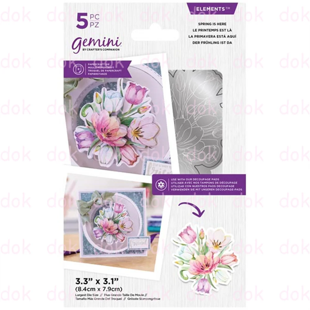 

Металлические режущие штампы для рукоделия Spring Is Here, бумага для скрапбукинга «сделай сам», украшение для дневника, ручная работа, для тиснения, новинка 2022