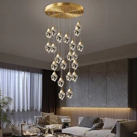 crystal pendants chandelier loft luxury design hanging lights pendant lighting dining room hall and living room chandeliers