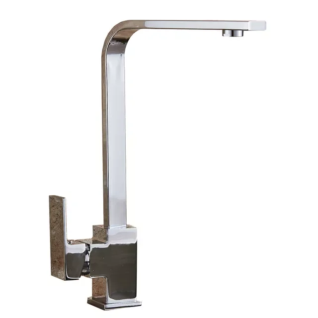 Бесплатная доставка нержавеющая сталь Матовая кухонный смеситель для раковины с высоким изливом 360 градусов вращения холодной горячей смеситель воды на.