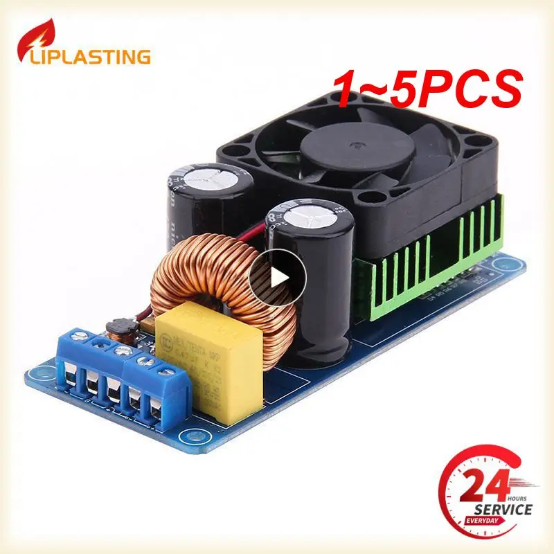 

1~5PCS 500W Mono Channel Digital Audio Power Amplifier Board HIFI Power 20Hz-20KHz Class D Stage Power Amplifier Board