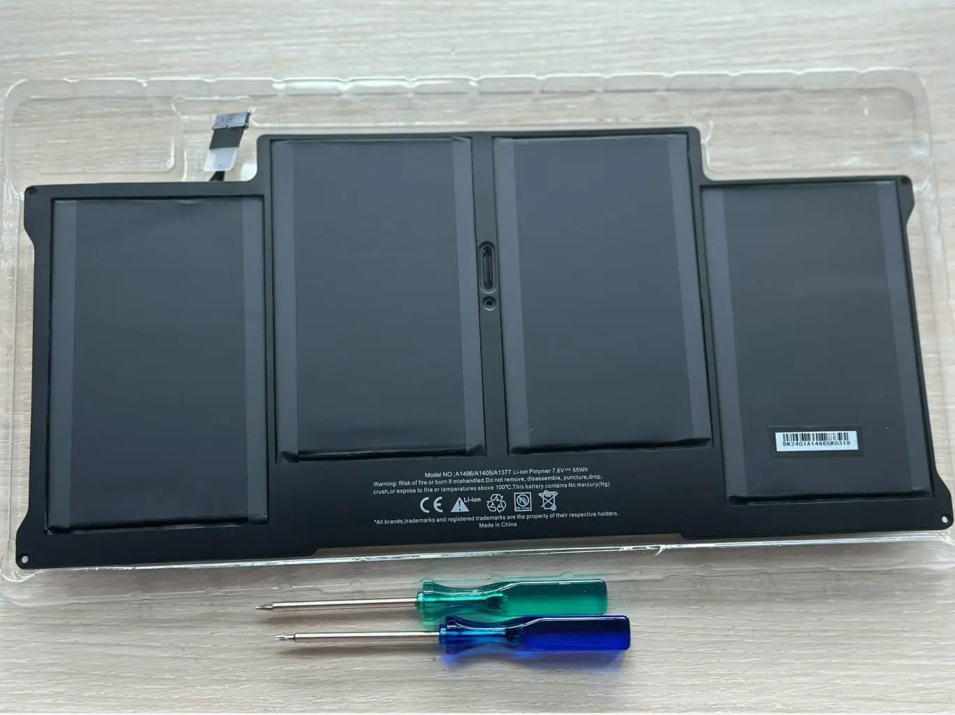 A1405 A1496 Аккумулятор для ноутбука Apple MacBook 2010-2017 Air 13 A1369 A1466 MC503 MC503ZP/A MC504LL/A