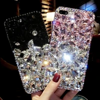 fashion crystal diamond cover for samsung galaxy a01 a02 a02s a01 core a03 core for samsung a03 a03s bling rhinestone pearl case