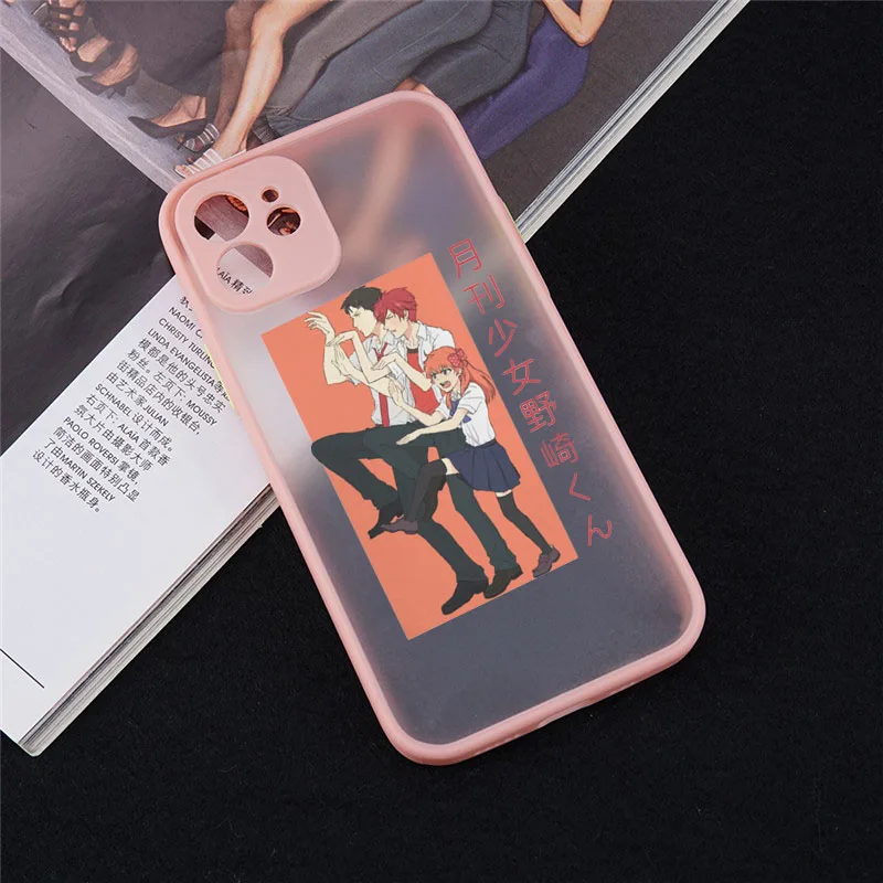 Милый чехол для телефона с ежемесячными девушками Nozaki Kun IPhone 11 12 13 Pro Max XS X XR 7 8Plus Mini