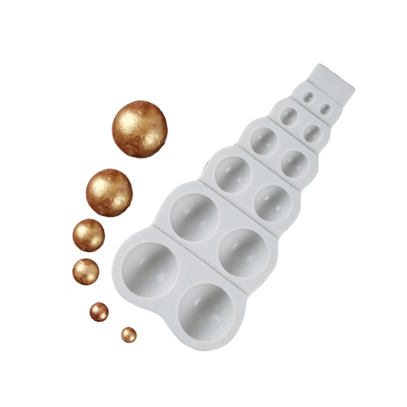 

Fondant Mould Size Semicircle Pearl Cake Mold Semicircle Silicone Chocolate Cake Mold Epoxy Mold Silicone Mold Decoration Tools