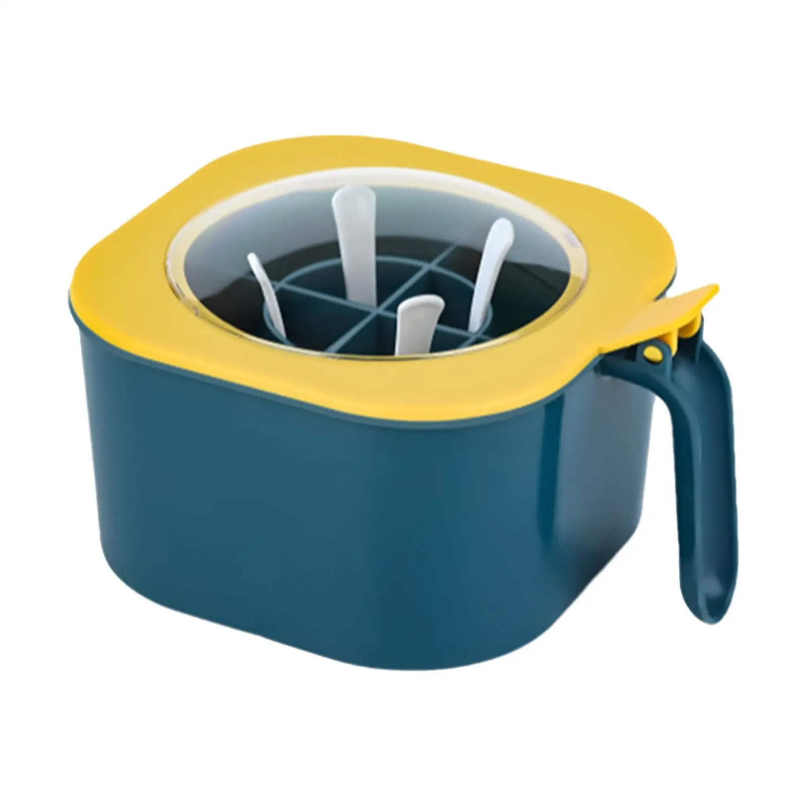 

Multi Spice Container Seasoning Box With Cover And Spoon Salt Jar Kitchen Storage Organizer Solid Seasoning Containers Kitchen