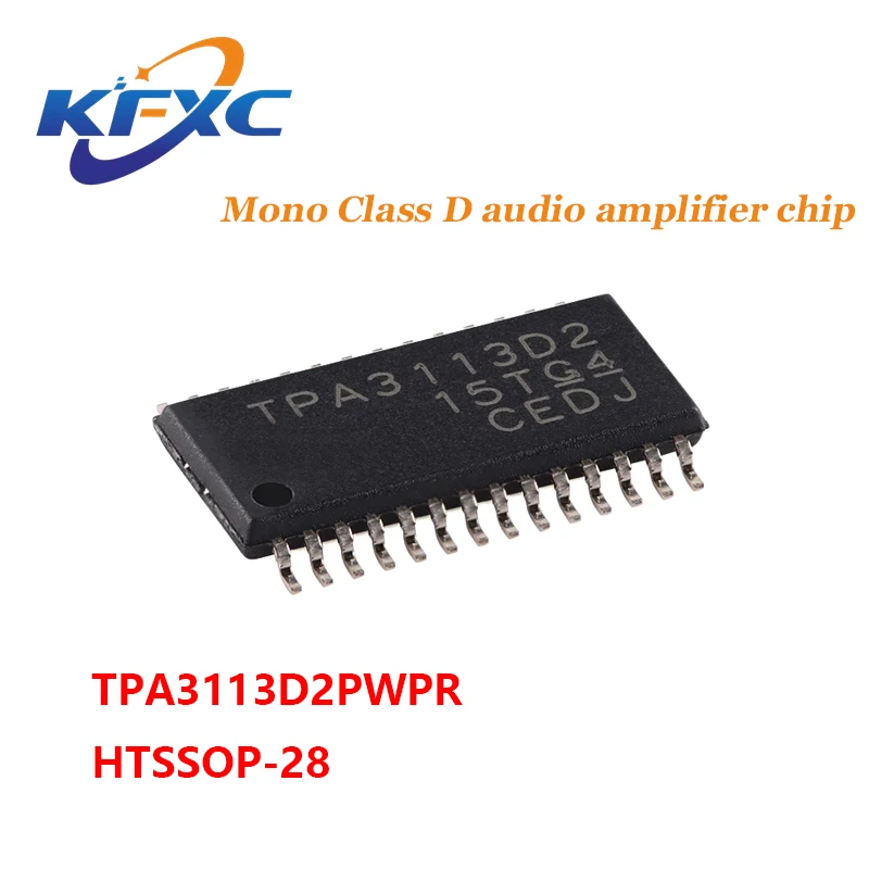 

Оригинальный аутентичный чип усилителя звука TPA3113D2PWPR HTSSOP-28 mono Class D