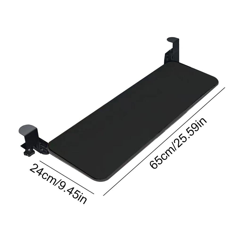 Лоток для клавиатуры под столом с креплением C-зажимом Выдвижной ящик лотка