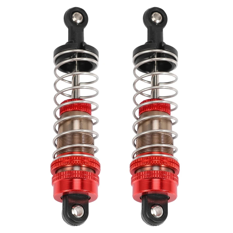 

2Pcs Metal Shock Absorber Damper Replacement Accessory Fit For Wltoys 144001 1/14 Four-Wheel Drive RC Car Parts
