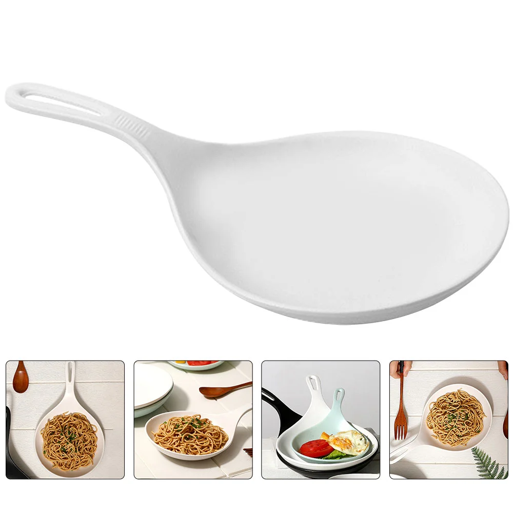 

Plate Plastic Pallet Seasoning Dish Handle Small Serving Dish Melamine Appetizer Spoons Sauce Container Dipping Bowls