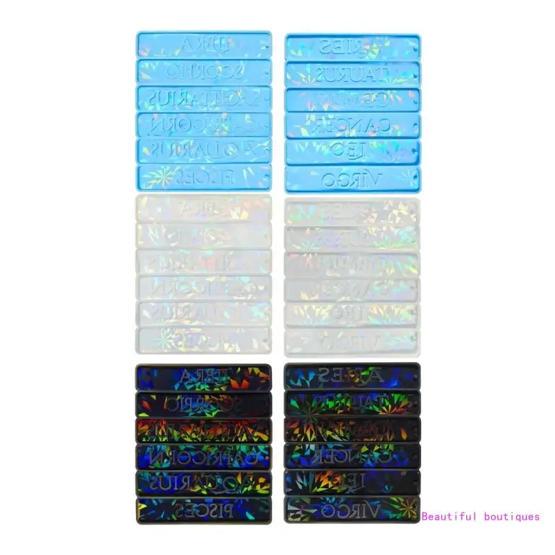 2 шт. форма для голографических закладок сделай сам легко чистящиеся силиконовые