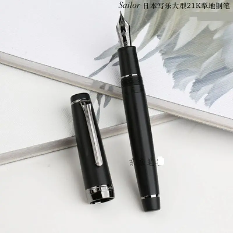 

Japan Sailor 21K Torpedo &Flat-top Pough Low Center Of Gravity Rhodium-plated Pen TIP Fountain Pen With Converter 1Pcs/lot