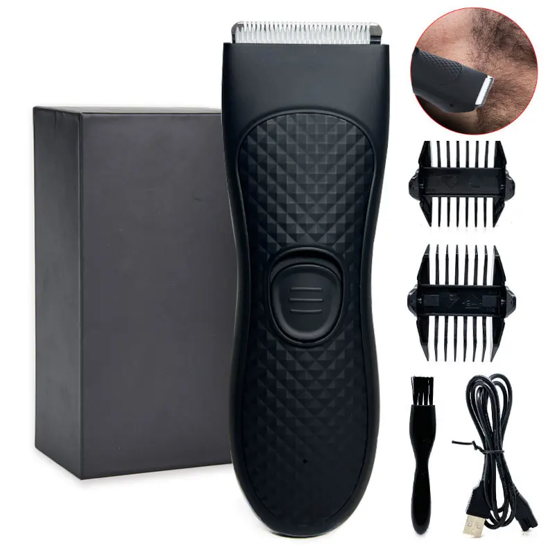 Professional Trimmer for Intimate Areas -Groin Chest Balls Bikini and Pubic Hair Removal, Sensitive Area Trimmer, Men's Grooming
