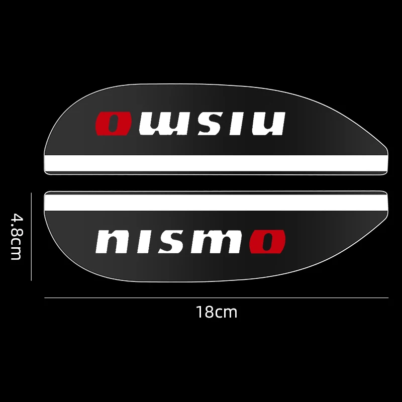 Прозрачный автомобильный протектор для зеркала заднего вида 2 шт. козырек от