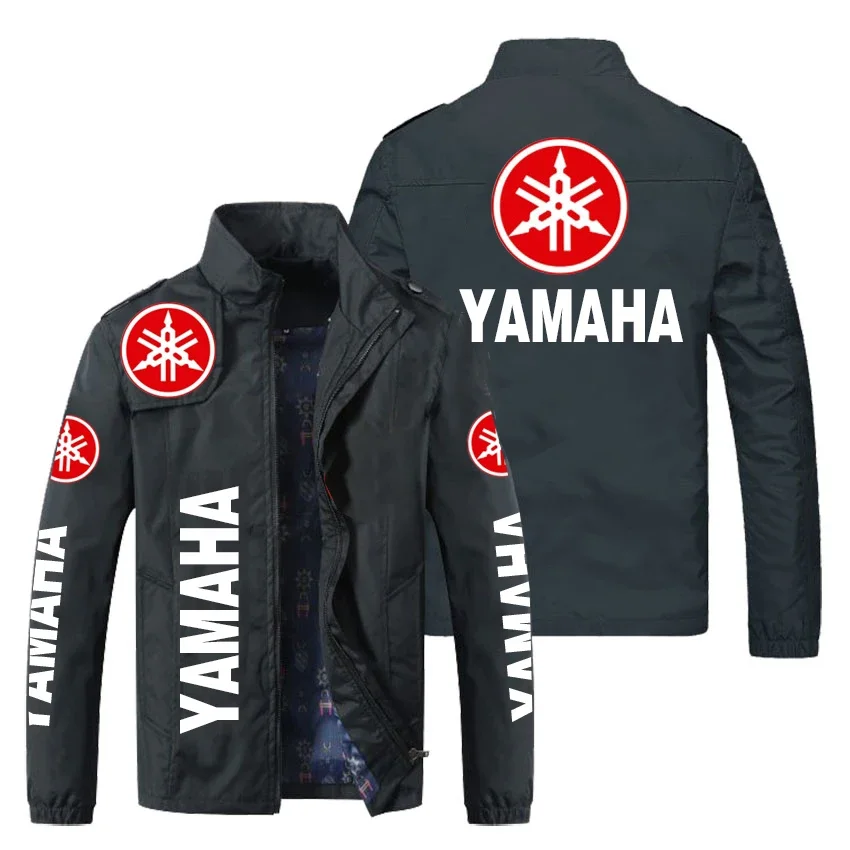 Мужская мотоциклетная куртка YAMAHA уличная спортивная байкерская на молнии