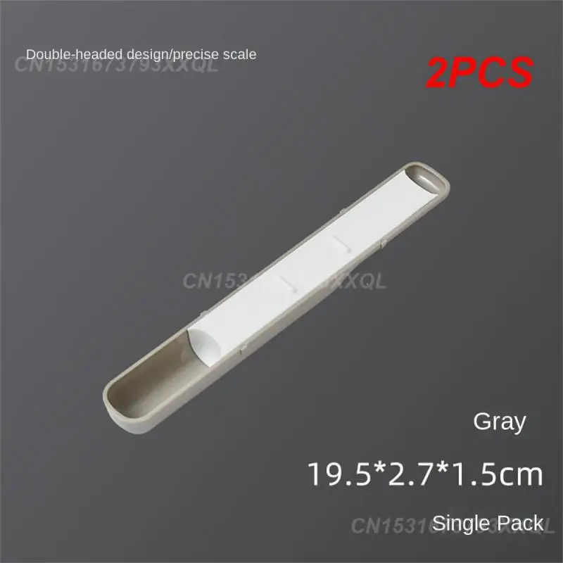 2 шт. Количественная ложка Точное количественное скольжение Раздвижная крышка