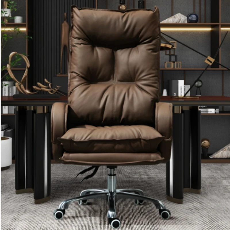 

Playseat Massage Office Chairs Mobile Computer Armrest Leather Office Chairs DeskRolling Silla De Oficina Furniture Luxury
