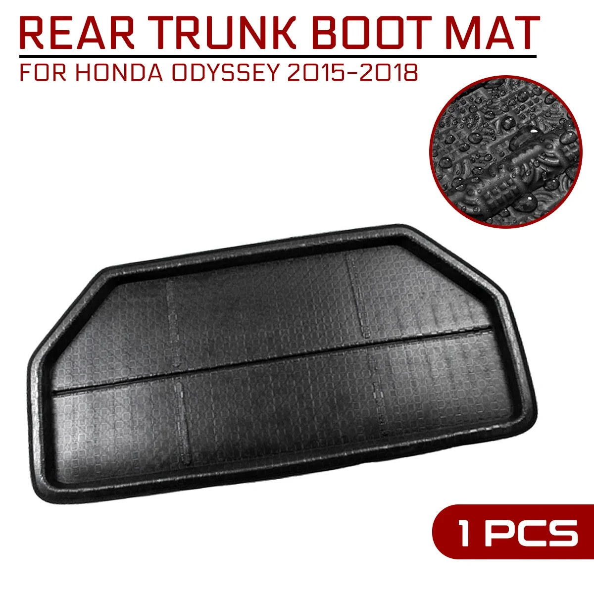 

Car Floor Mat Carpet Rear Trunk Anti-mud Cover For Honda Odyssey 2015 2016 2017 2018